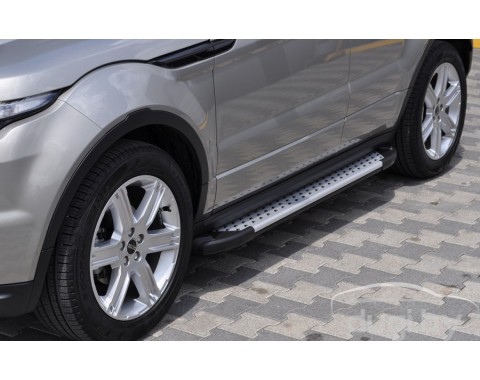Пороги алюминиевые "Artemis" для Evoque (2011-...).